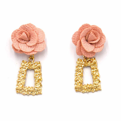 Palestro Milano Orecchini Rosa Chiaro Peonie