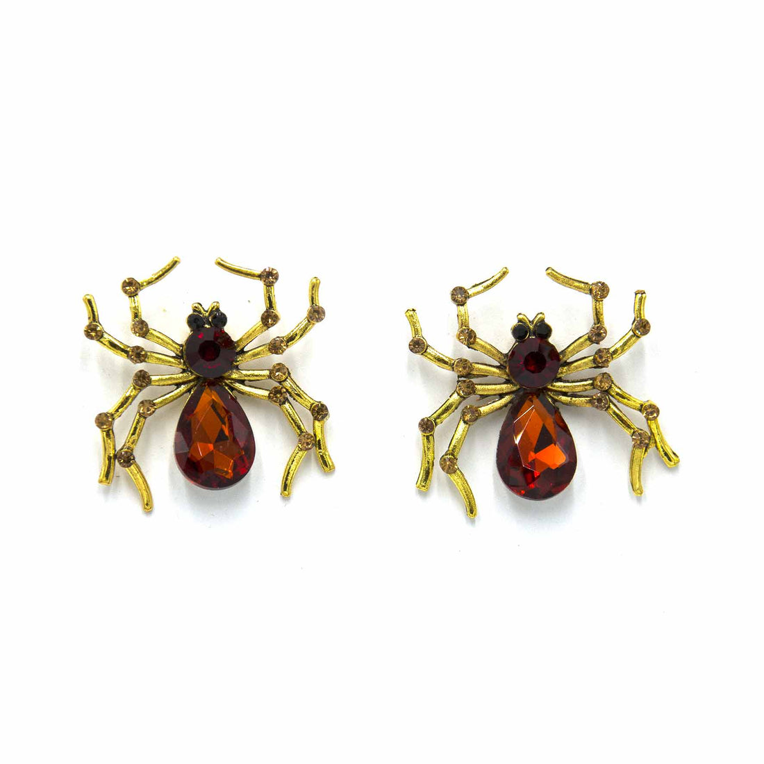 Palestro Milano Orecchini Rosso-Caramello Ragnetti