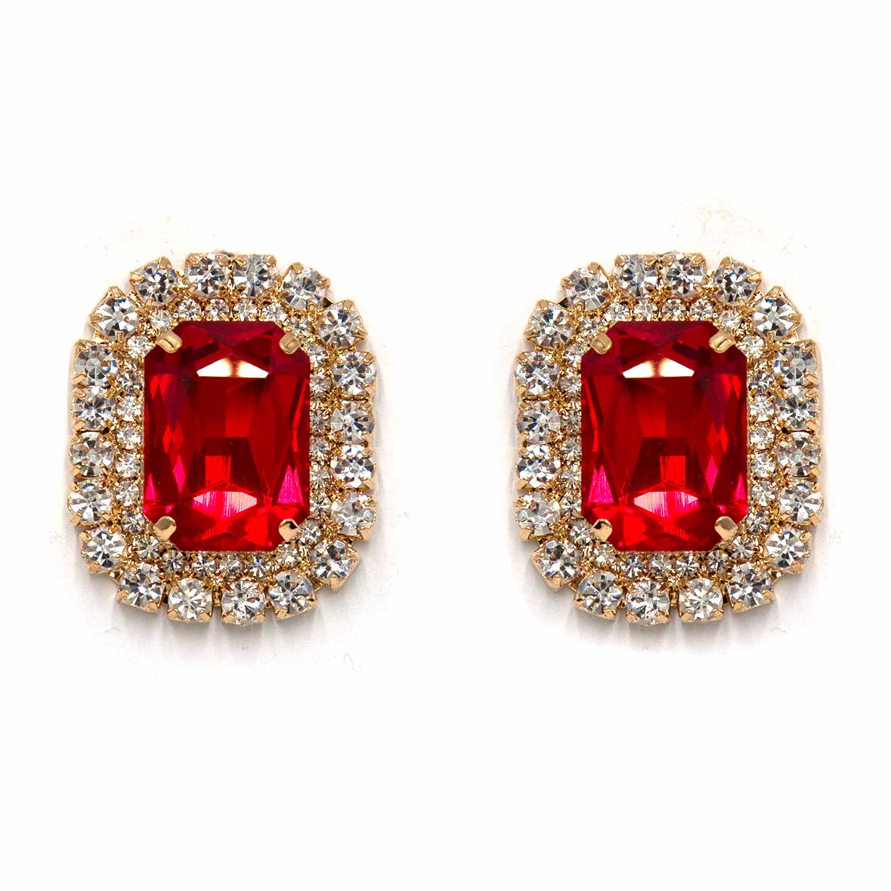 Palestro Milano Orecchini Rosso Elizabeth