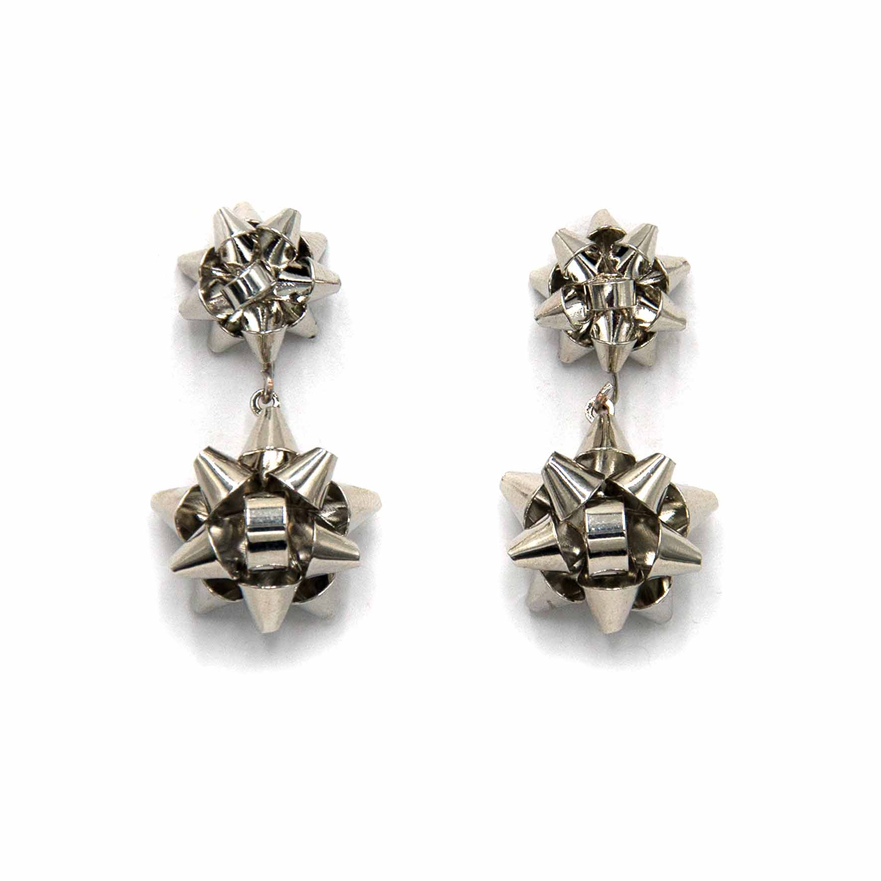 Palestro Milano Orecchini Silver Fiocco Regalo