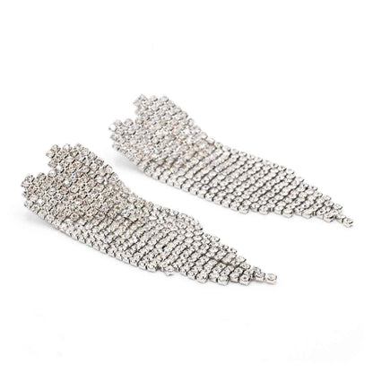 Palestro Milano Orecchini Silver Pioggia di Brillanti