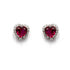 Palestro Milano Orecchini Silver / Rosso Rubino Orecchini Cupido