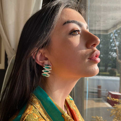 Palestro Milano Orecchini Smeralda