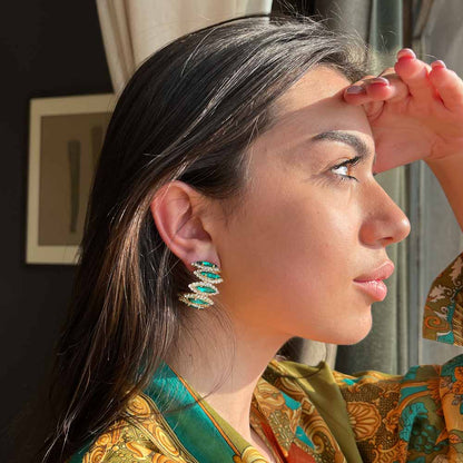 Palestro Milano Orecchini Smeralda