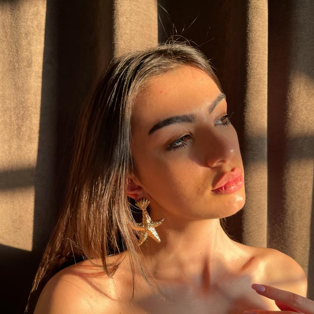 Palestro Milano Orecchini Stelle Marine