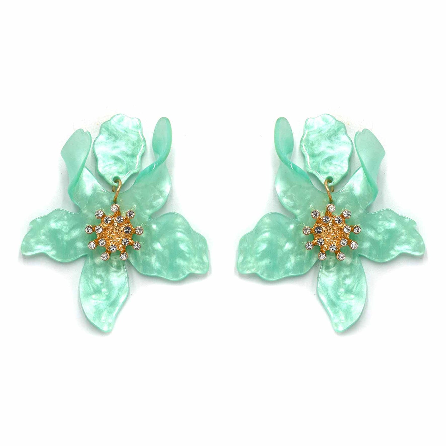 Palestro Milano Orecchini Tiffany Ibisco con zirconi - New colors