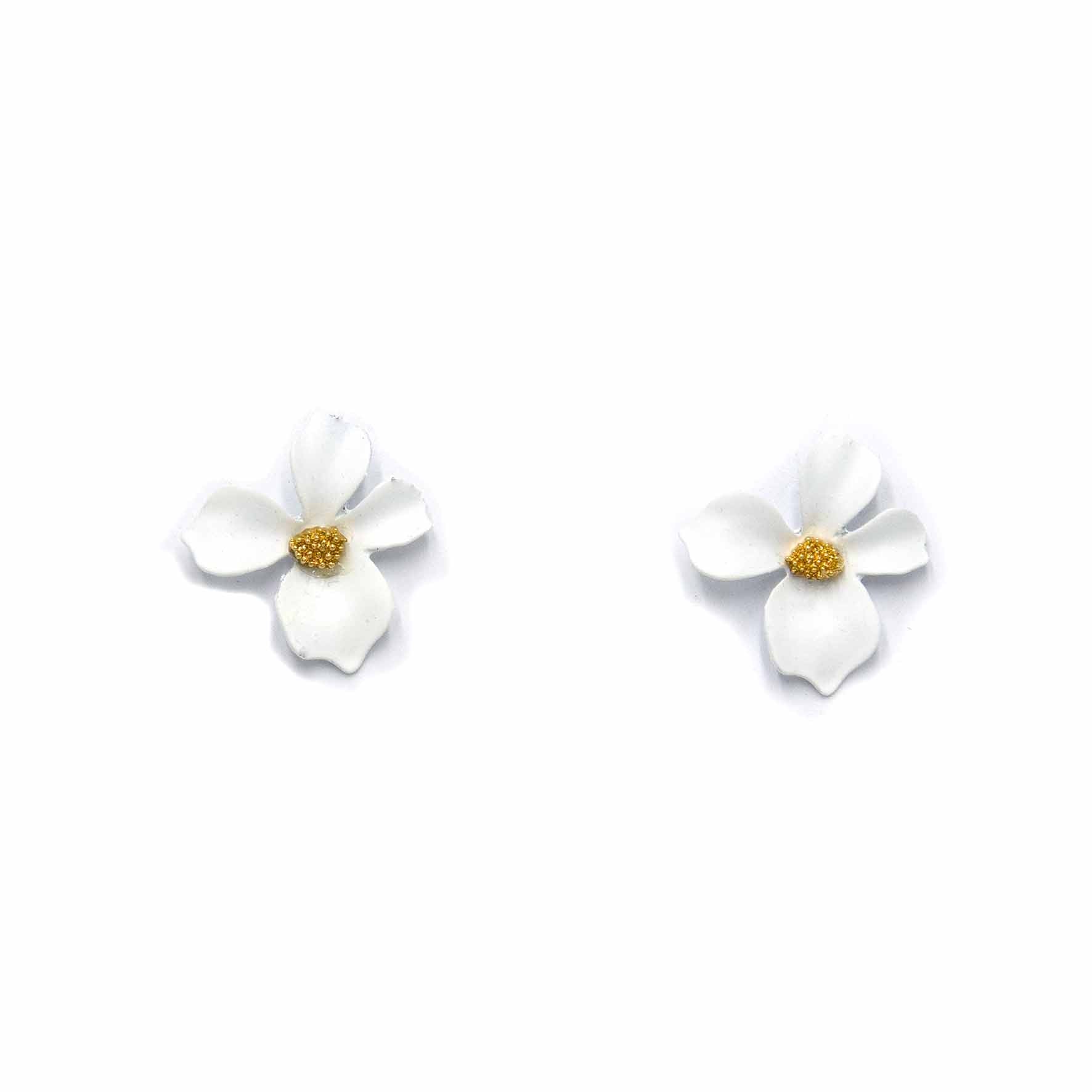 Palestro Milano Orecchini Total White Fiorellini