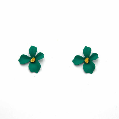Palestro Milano Orecchini Verde British Fiorellini