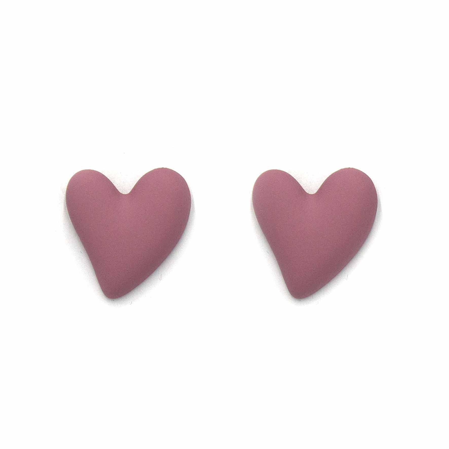 Palestro Milano Orecchini Vintage Pink Cuoricini Colorati