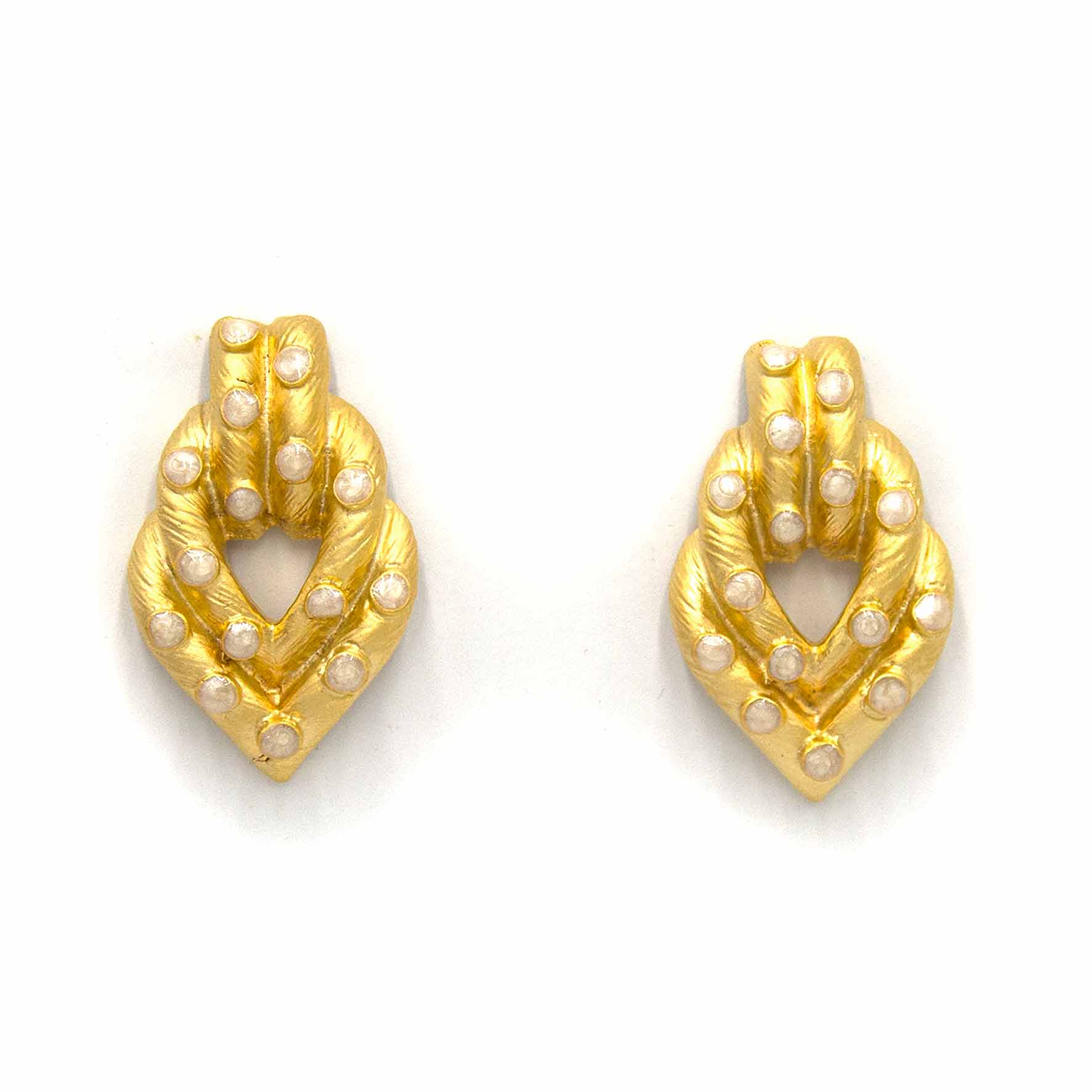 Palestro Milano Orecchini White Matt (opaco) Anastasia