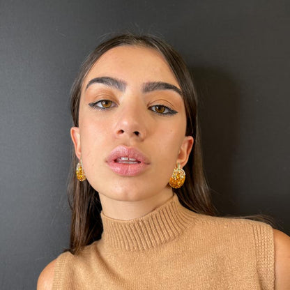 Palestro Milano Orecchini Zucche di zirconi