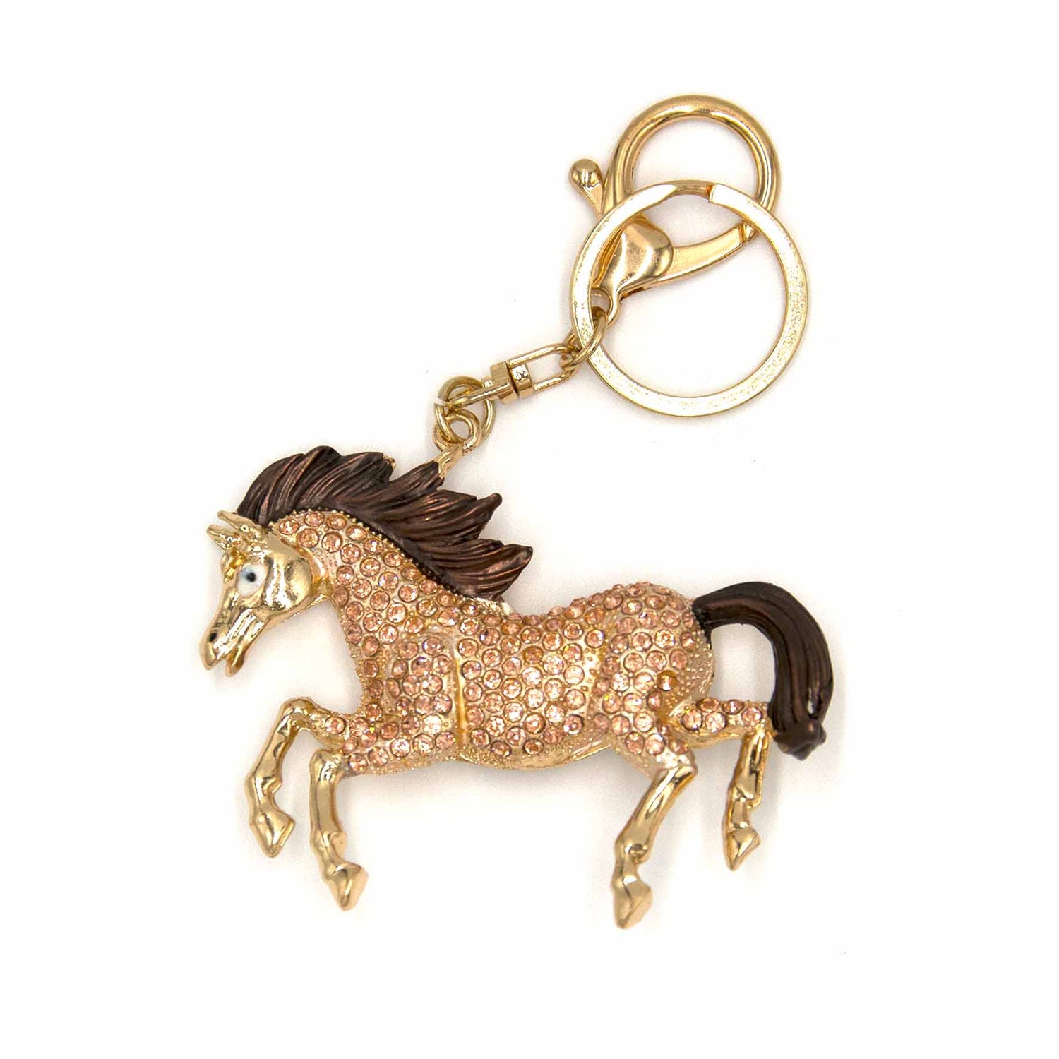 Palestro Milano Portachiavi Champagne criniera cioccolato Cavallo