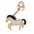Palestro Milano Portachiavi Cristallo criniera black Cavallo